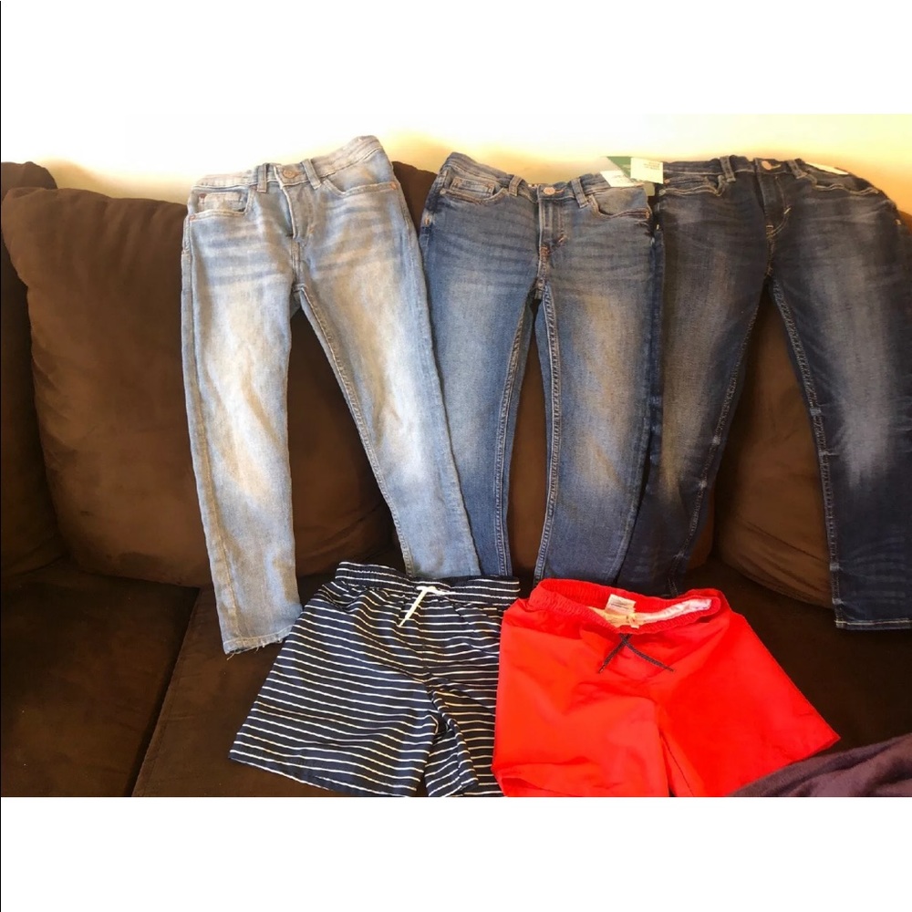 Kids jeans & swim trunks